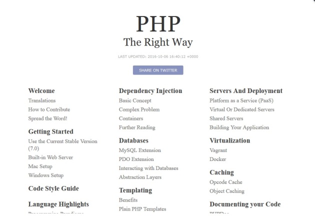 PHP Ther Right Way